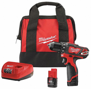 CORDLESS DRILL/DRIVER KIT 12.0V 3/8IN. by Milwaukee Electric Tools