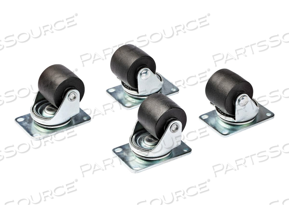 HEAVY DUTY CASTERS FOR SERVER RACKS/CABINETS, SET OF 4 UNIVERSAL M6 2-INCH SWIVEL CASTER KIT, 45X75MM PATTERN, REPLACEMENT CASTER WHEELS FOR by StarTech.com Ltd. HEAVY DUTY CASTERS FOR SERVER RACKS/CABINETS, SET OF 4 UNIVERSAL M6 2-INCH SWIVEL CASTER KIT, 45X75MM PATTERN, REPLACEMENT CASTER WHEELS FOR by StarTech.com Ltd.