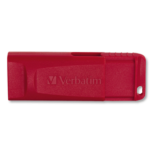 STORE 'N' GO USB FLASH DRIVE, 16 GB, RED by Verbatim