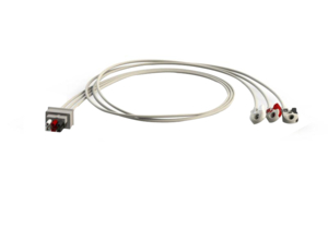 3 LEAD PINCH ECG CABLE by AirLife (aka SunMed Group, LLC)