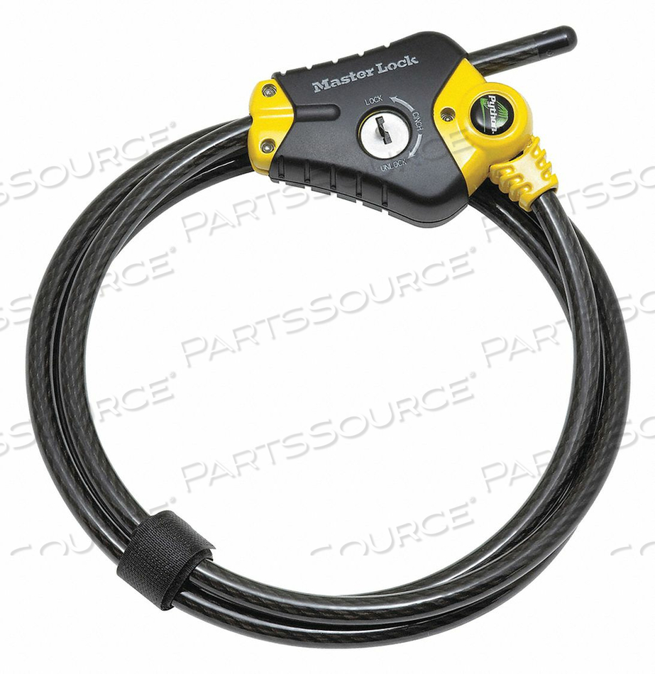 CABLE LOCK 72 IN BRAIDED STEEL BLACK by Master Lock