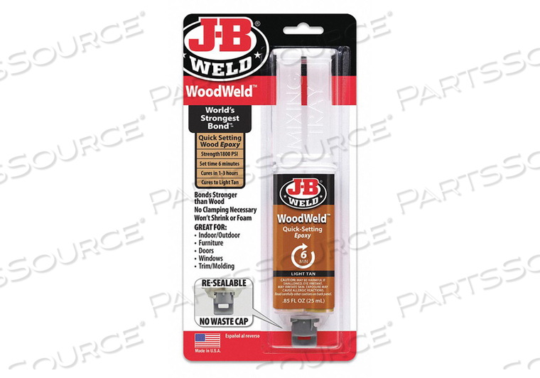 EPOXY ADHESIVE TAN 0.85 OZ SIZE by J-B Weld EPOXY ADHESIVE TAN 0.85 OZ SIZE by J-B Weld