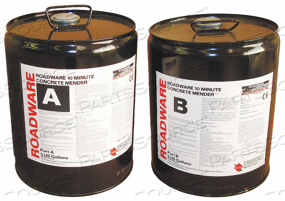 10 MINUTE CONCRETE REPAIR 10 GAL. PAIL by JE Tomes 10 MINUTE CONCRETE REPAIR 10 GAL. PAIL by JE Tomes