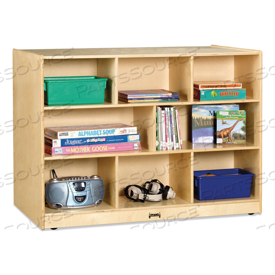 SUPER-SIZED DOUBLE-SIDED STORAGE ISLAND by Jonti-Craft Inc SUPER-SIZED DOUBLE-SIDED STORAGE ISLAND by Jonti-Craft Inc