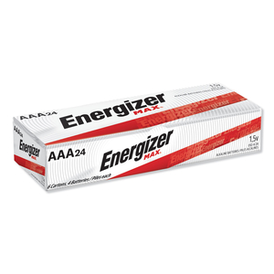 BATTERY, MAX, AAA, ALKALINE, 1.5VDC, 1200 MAH by Energizer