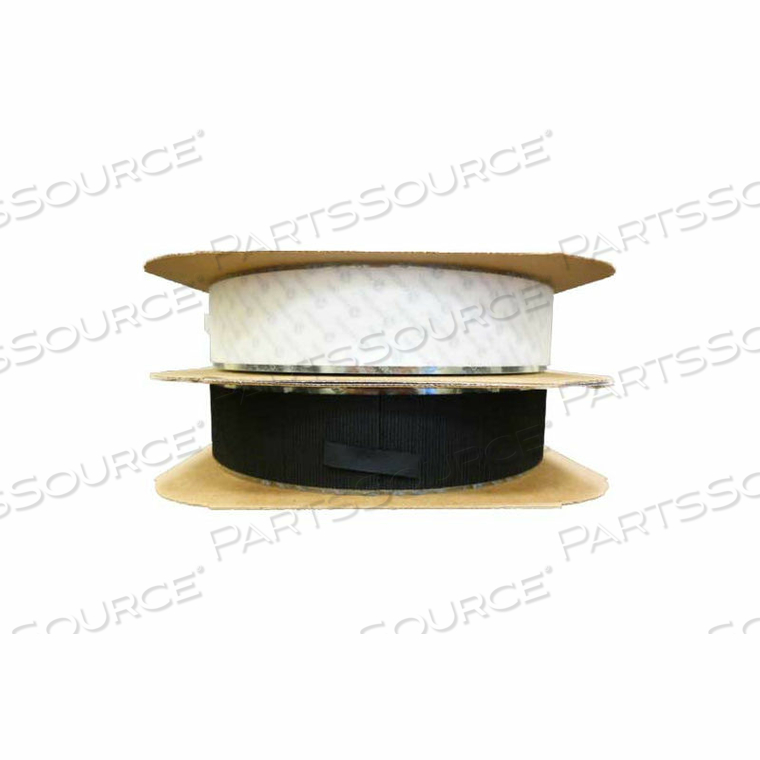 VELCRO BRAND BLACK HOOK WITH ACRYLIC ADHESIVE 2" X 75' by Industrial Webbing Corp.