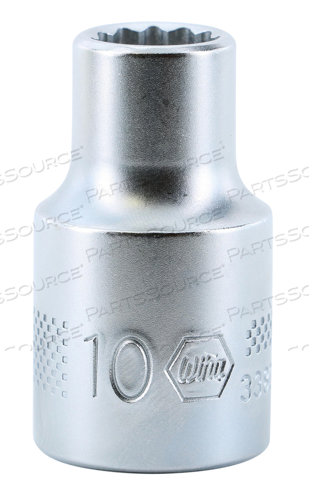12 POINT - 1/2" DRIVE SOCKET 10.0MM by Wiha Tools