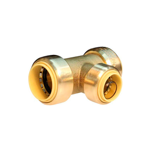 PROBITE 1/2" X 1/2" X 3/8" LEAD FREE BRASS REDUCING TEE by Quick Fitting Inc