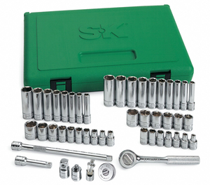 SOCKET WRENCH SET 1/4 IN DR 48 PC by SK Professional Tools