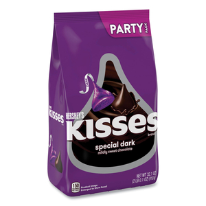 KISSES SPECIAL DARK CHOCOLATE CANDY, PARTY PACK, 32.1 OZ BAG by Hershey's KISSES SPECIAL DARK CHOCOLATE CANDY, PARTY PACK, 32.1 OZ BAG by Hershey's