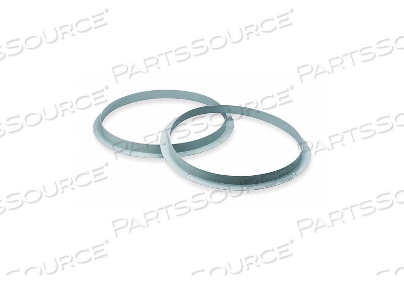 STEEL 25.75 DIA 1.5 W TUBAXIAL FAN FLANG by DAYTON ELECTRIC MANUFACTURING CO