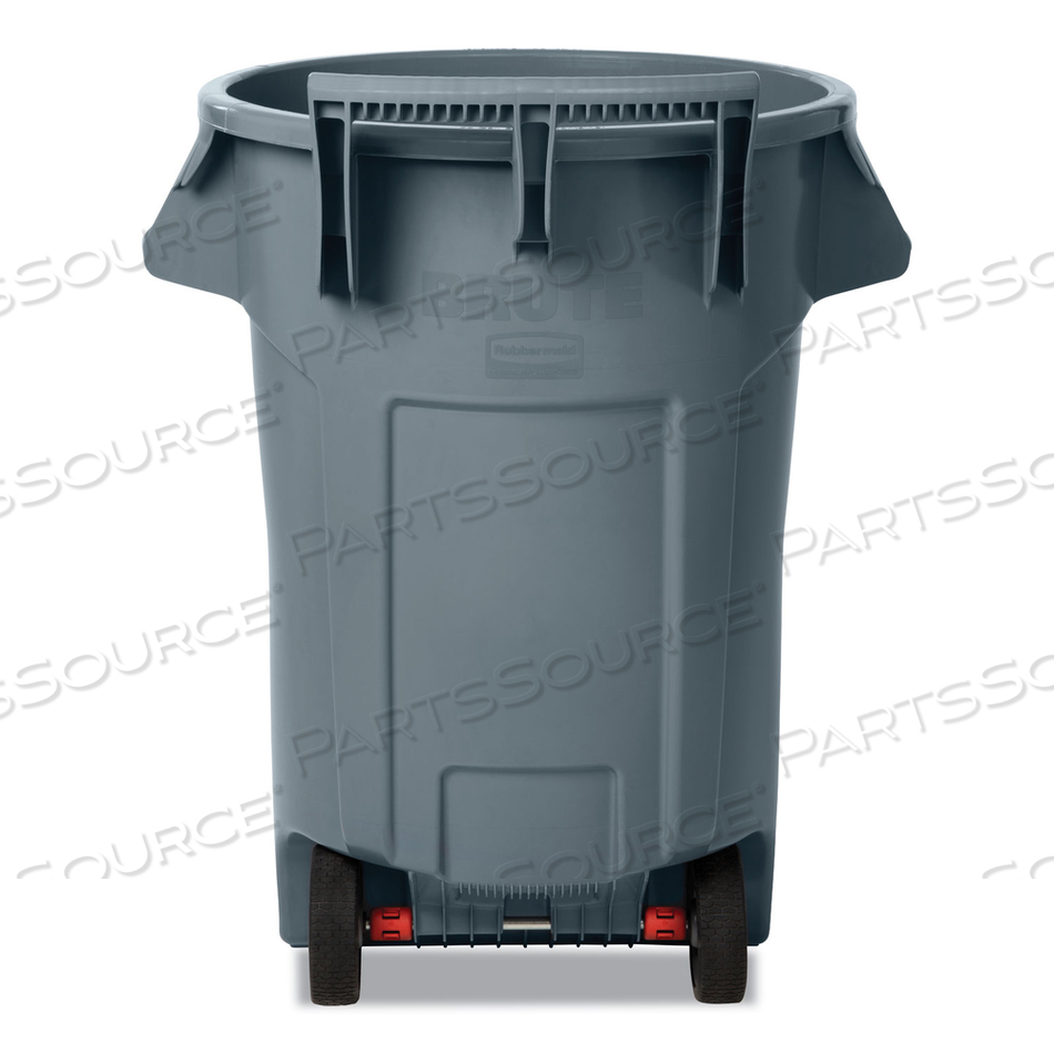 VENTED WHEELED BRUTE CONTAINER, 44 GAL, PLASTIC, GRAY by Rubbermaid Medical Division VENTED WHEELED BRUTE CONTAINER, 44 GAL, PLASTIC, GRAY by Rubbermaid Medical Division