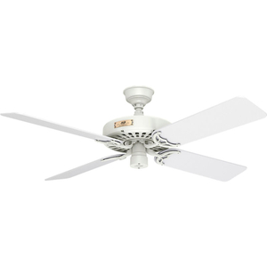 HUNTER ORIGINAL 52" DAMP CEILING FAN - WHITE by Hunter Fan Co. / Casablanca Fand Co.