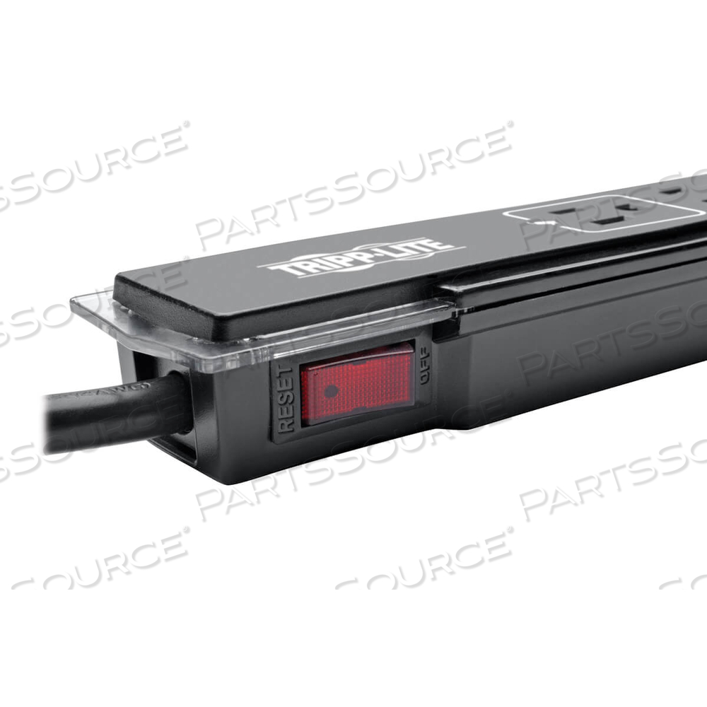 SURGE PROTECTOR POWER STRIP 6 OUTLET TEL/MODEM 6 FT CORD BLACK by Tripp Lite SURGE PROTECTOR POWER STRIP 6 OUTLET TEL/MODEM 6 FT CORD BLACK by Tripp Lite