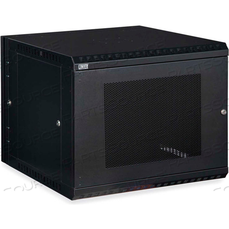 9U LINIER SWING-OUT WALL MOUNT CABINET - VENTED DOOR by Kendall Howard LLC
