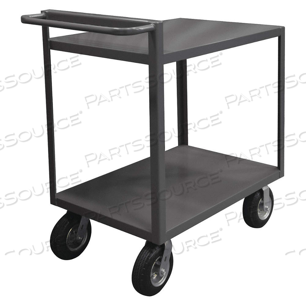 UTILITY CART WITH FLUSH METAL SHELVES, 1,500 LB LOAD CAPACITY, 36 IN X 24 IN, FLAT by Approved Vendor UTILITY CART WITH FLUSH METAL SHELVES, 1,500 LB LOAD CAPACITY, 36 IN X 24 IN, FLAT by Approved Vendor