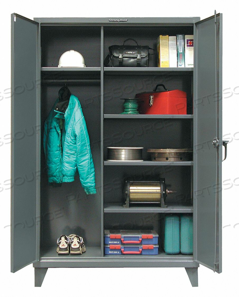 HEAVY DUTY COMBINATION CABINET - 66 X 24 X 66 by Strong Hold HEAVY DUTY COMBINATION CABINET - 66 X 24 X 66 by Strong Hold