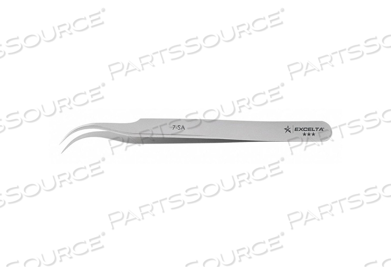 TWEEZER CURVED FINE 4-1/2IN L 1/64IN TIP by Excelta TWEEZER CURVED FINE 4-1/2IN L 1/64IN TIP by Excelta