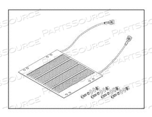 THERMAL FUSE DRYER HEATING ELEMENT, 300 W, 115 VAC WITH #6-32X1/2 IN SCREW, 6 SPLIT LOCK WASHER 