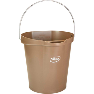 VIKAN 3 GALLON BUCKET, BROWN by Vikan