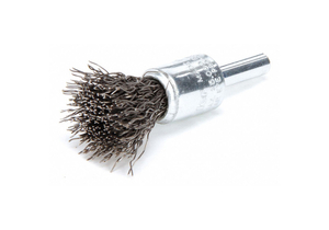 CRIMPED WIRE END BRUSH STEEL 1/2 IN. by Weiler