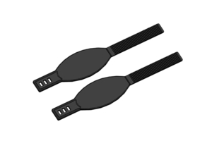 1 PAIR PEDAL STRAPS by Life Fitness