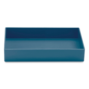 STACKABLE MAIL AND ACCESSORY TRAYS, 1 SECTION, SMALL FORMAT, 9.75 X 6.75 X 1.75, SLATE BLUE by Poppin