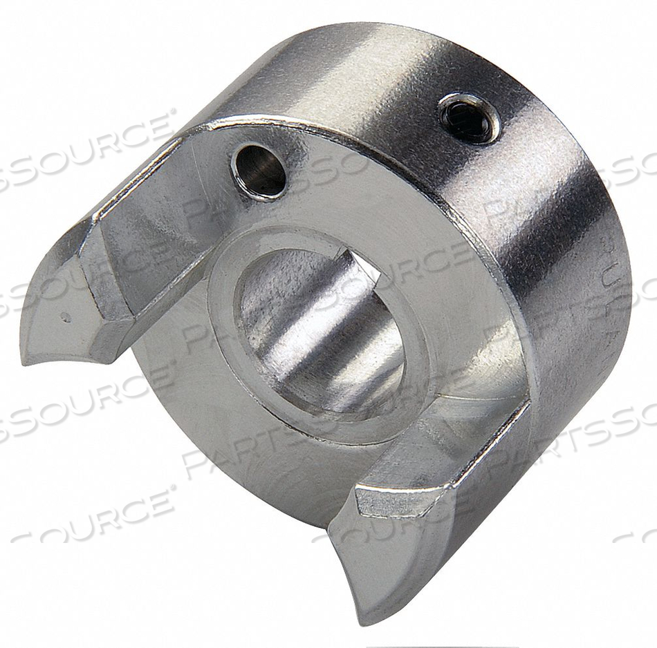 CURVED JAW COUPLING HUB 1/2 ALUMINUM by Ruland Manufacturing Inc.