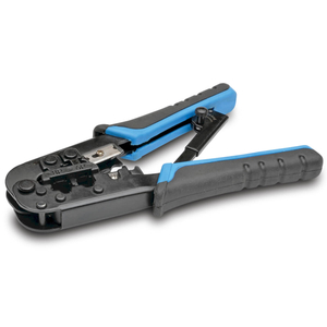 RJ11 RJ12 RJ45 CRIMPING TOOL WITH CABLE STRIPPER CAT5E CAT6 by Tripp Lite