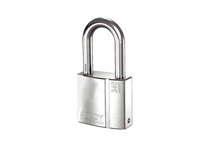 KEYED PADLOCK 1 3/32 IN RECTANGLE SILVER by Abloy