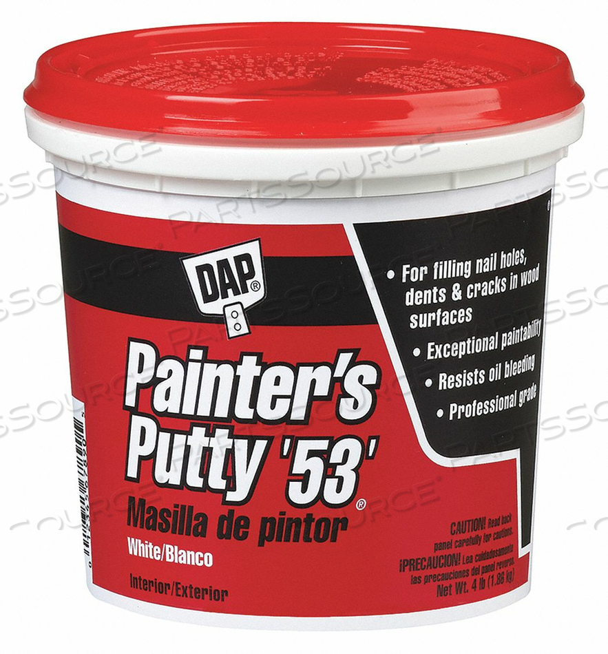WOOD FILLER 1 QT. PAIL WHITE VOC 0G/L by DAP Products Inc. WOOD FILLER 1 QT. PAIL WHITE VOC 0G/L by DAP Products Inc.