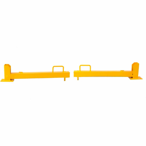 FOLDING DOCK DOOR GUARD, PROTECTS DOOR TRACKS & PALLETS/FORK LIFTS, 36"L ARM, YELLOW by Post Guard FOLDING DOCK DOOR GUARD, PROTECTS DOOR TRACKS & PALLETS/FORK LIFTS, 36"L ARM, YELLOW by Post Guard