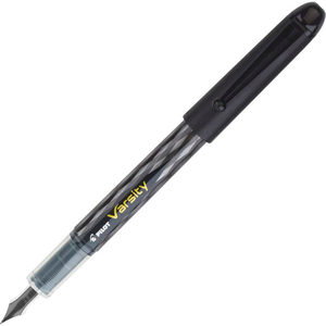 VARSITY DISPOSABLE FOUNTAIN PEN, MEDIUM, 1.0MM, BLACK INK, 1 EACH by Pilot