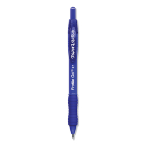 PROFILE GEL PEN, RETRACTABLE, MEDIUM 0.7 MM, BLUE INK, TRANSLUCENT BLUE BARREL by Paper Mate