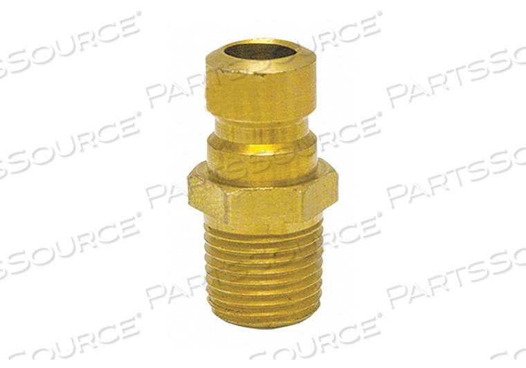 PLUG 3/8 1/4 MPT BRASS by Foster
