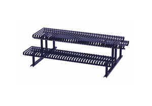 PICNIC TABLE BLUE 94 IN D 30 IN H by Graber Manufacturing