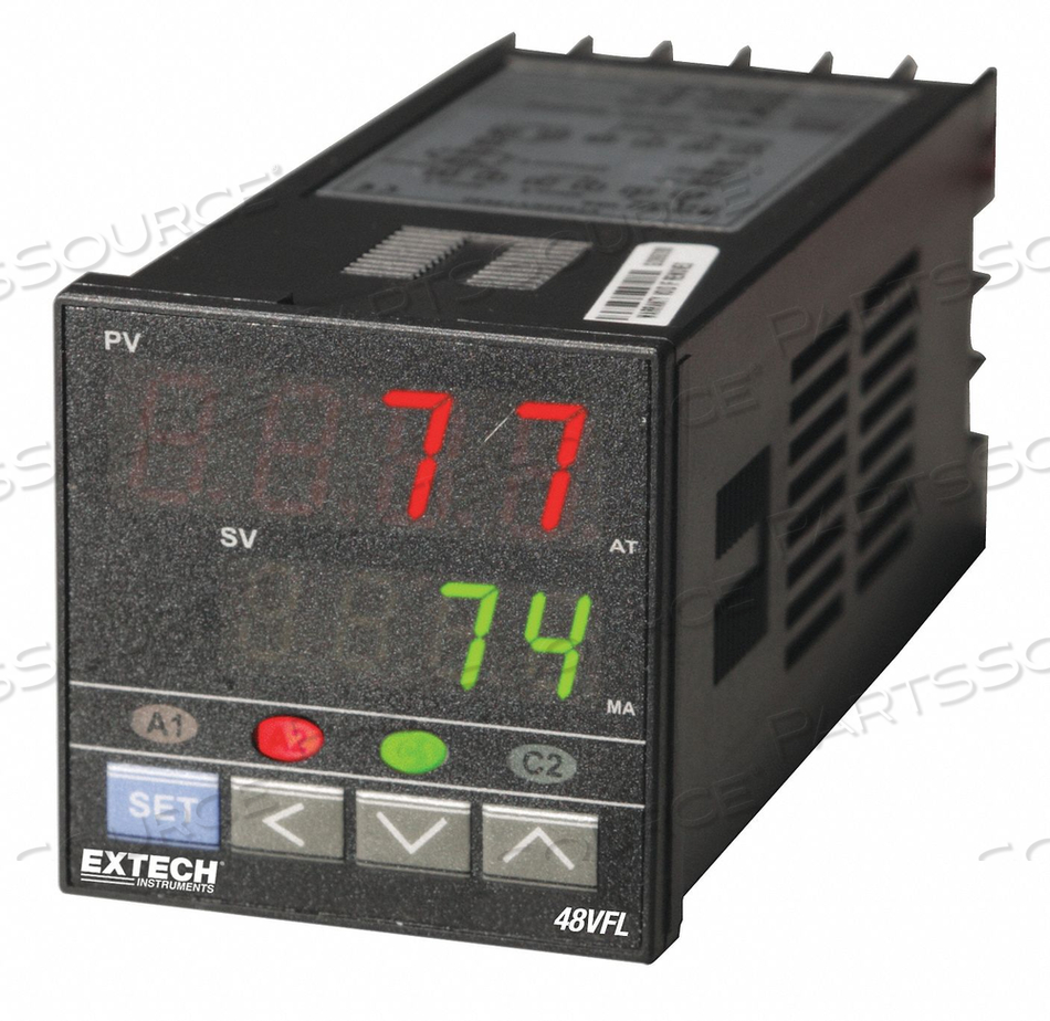 TEMPERATURE PID CONTROLLER 1/16 DIN 5A by Extech Instruments TEMPERATURE PID CONTROLLER 1/16 DIN 5A by Extech Instruments
