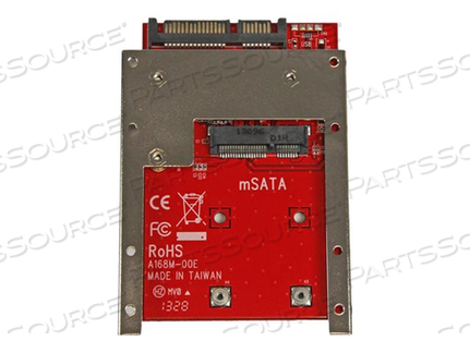 CONVERT AN MSATA SSD INTO A 7MM HIGH 2.5IN SATA 6GBPS OPEN BRACKET SSD - MSATA T by StarTech.com Ltd. CONVERT AN MSATA SSD INTO A 7MM HIGH 2.5IN SATA 6GBPS OPEN BRACKET SSD - MSATA T by StarTech.com Ltd.