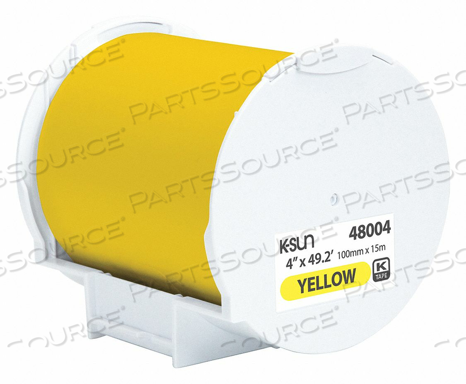 LABEL TAPE PIPE MARKERS YELLOW 