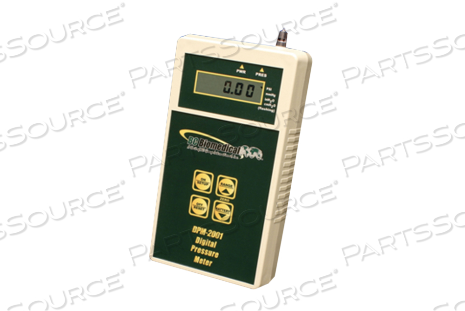 5 DIGIT DISPLAY DIGITAL PRESSURE METER, +/-0.10% FULL SCALE by BC Group International, Inc. (BC Biomedical) 5 DIGIT DISPLAY DIGITAL PRESSURE METER, +/-0.10% FULL SCALE by BC Group International, Inc. (BC Biomedical)
