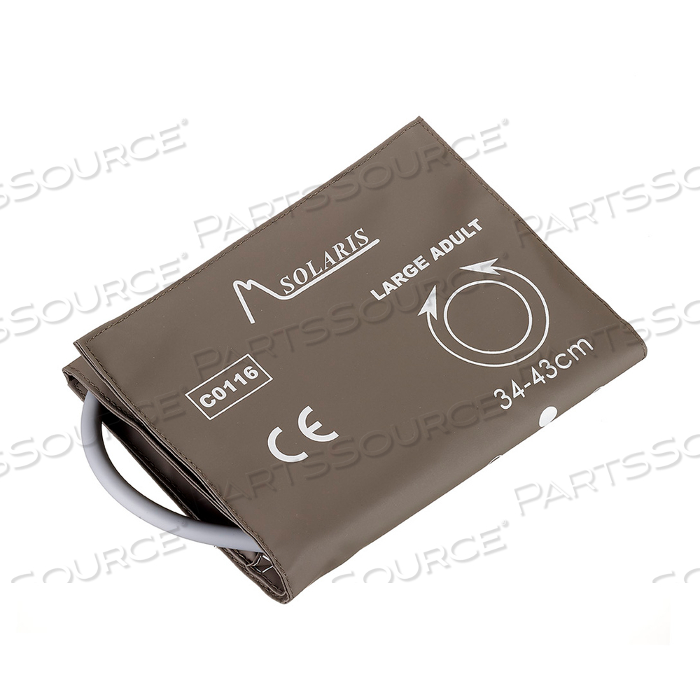 ADULT LARGE REUSABLE BLOOD PRESSURE CUFF by Solaris Medical Technology, Inc. ADULT LARGE REUSABLE BLOOD PRESSURE CUFF by Solaris Medical Technology, Inc.