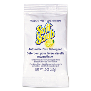 AUTOMATIC DISH DETERGENT, LEMON SCENT, POWDER, 1 OZ. PACKET, 200/CARTON by Soft Scrub