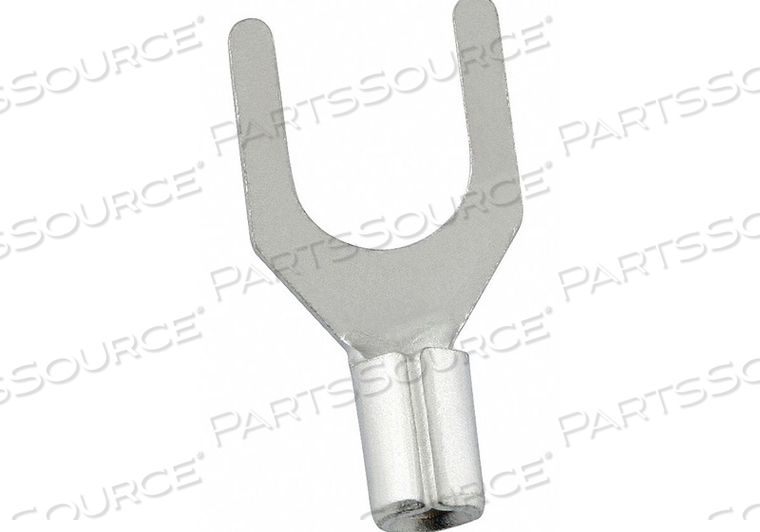 FORK TERMINAL BLOCK #8 STUD BARE PK100 by Power First FORK TERMINAL BLOCK #8 STUD BARE PK100 by Power First