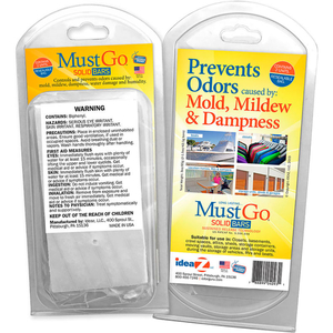 MUSTGO ODOR ELIMINATOR SOLID BARS - 2 BAR PACK by Ideaz LLC