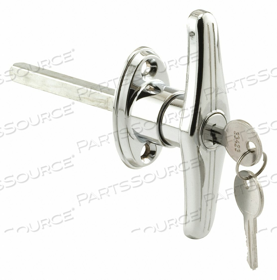 T LOCKING HANDLE CHROME SILVER PR by Primeline