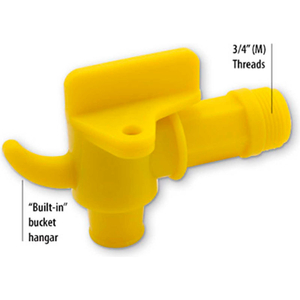 GROZ PLASTIC DRUM FAUCET, 3/4-INCH by Matrix Management Inc