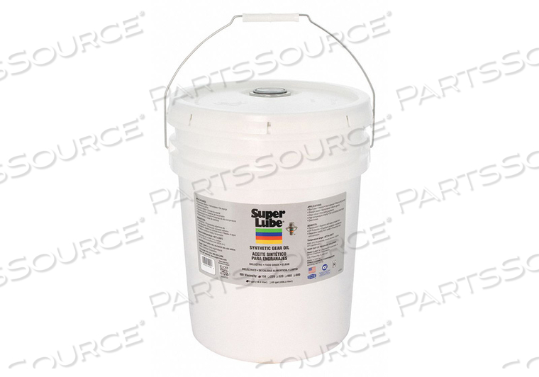 SYNTHETIC GEAR OIL ISO 150, 5 GALLON PAIL by Super Lube