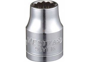 SOCKET 3/8 DRIVE METRIC 8MM SOCKET SZ by Westward SOCKET 3/8 DRIVE METRIC 8MM SOCKET SZ by Westward