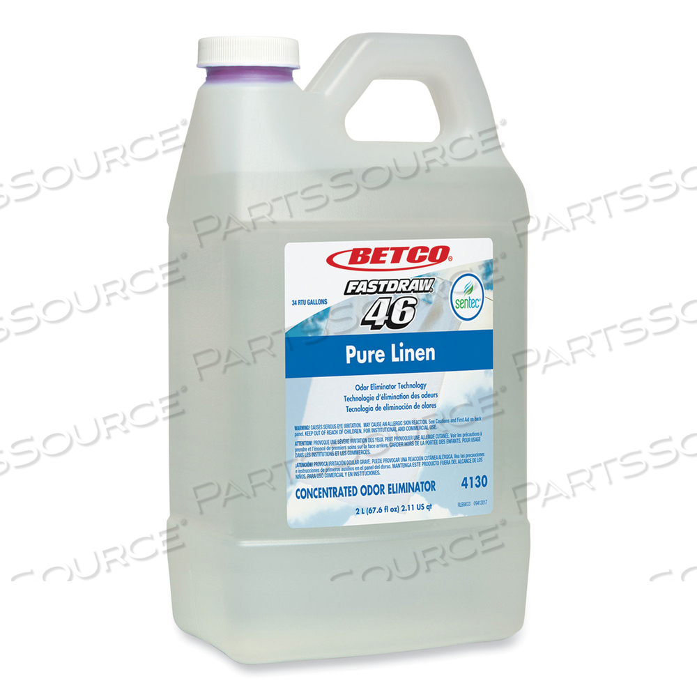 SENTEC PURE LINEN CONCENTRATE ODOR ELIMINATOR, PURE LINEN SCENT, 2 L BOTTLE by Betco Corporation