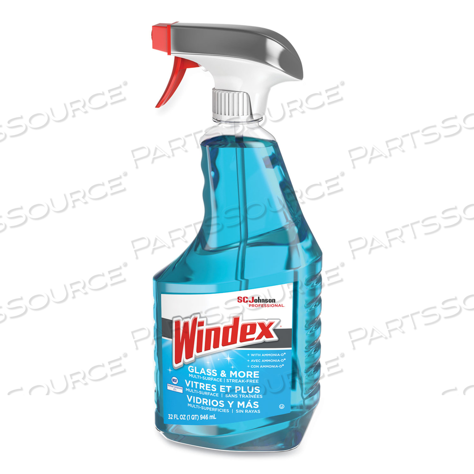 322338 WINDEX GLASS CLEANER, 32 OZ, BOTTLE W/TRIGGER, BLUE, FLORAL, LIQUID-RTU by Windex